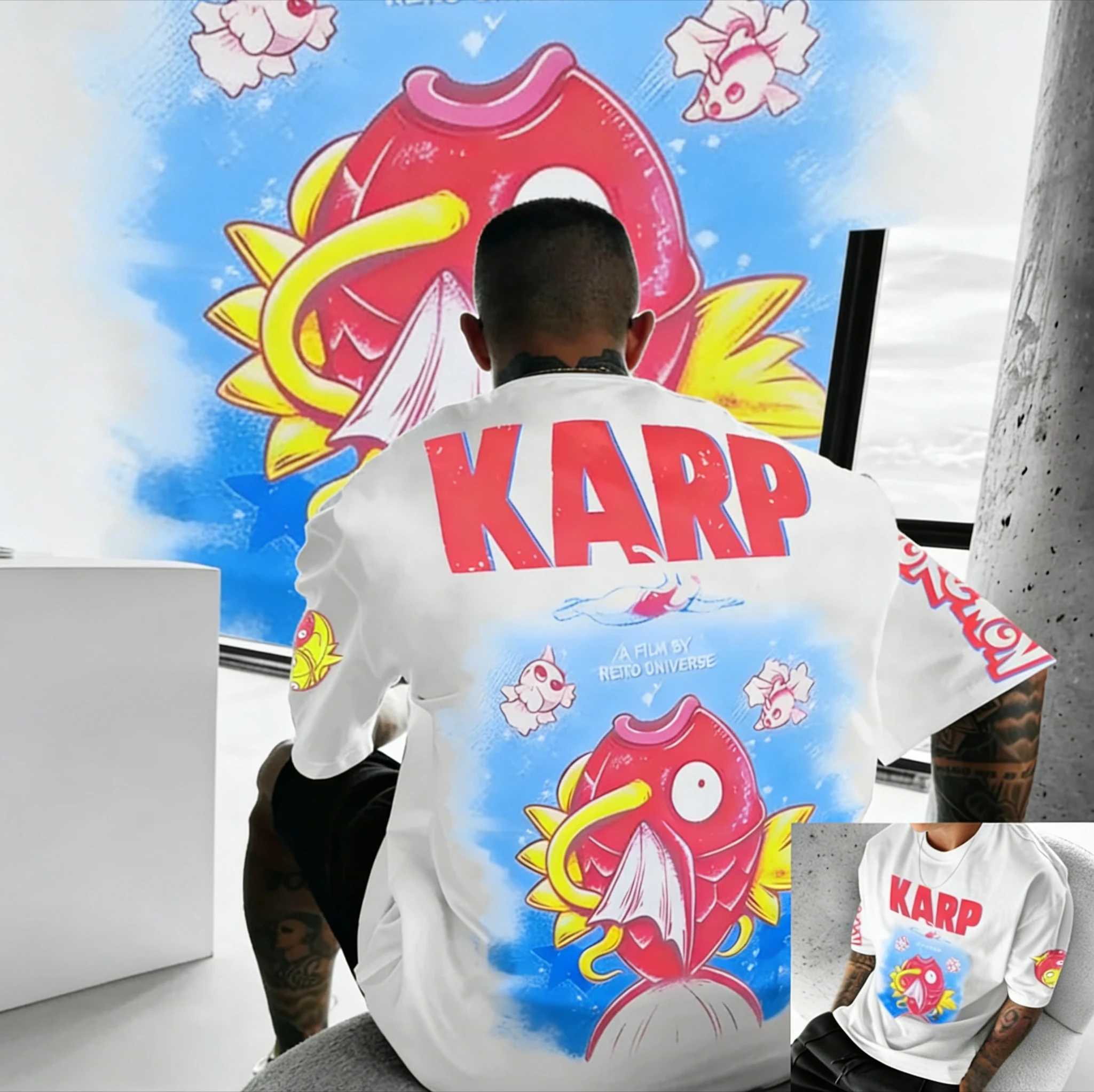 2026 Summer 100% Cotton Magikarp Karp Print T-Shirt Unisex Oversized Sports Tee Plus Size Funny Anime Graphic Tops for Men Women
2026 Summer 100% Cotton Magikarp Karp Print T-Shirt Unisex Oversized Sports Tee Plus Size Funny Anime Graphic Tops for Men Women