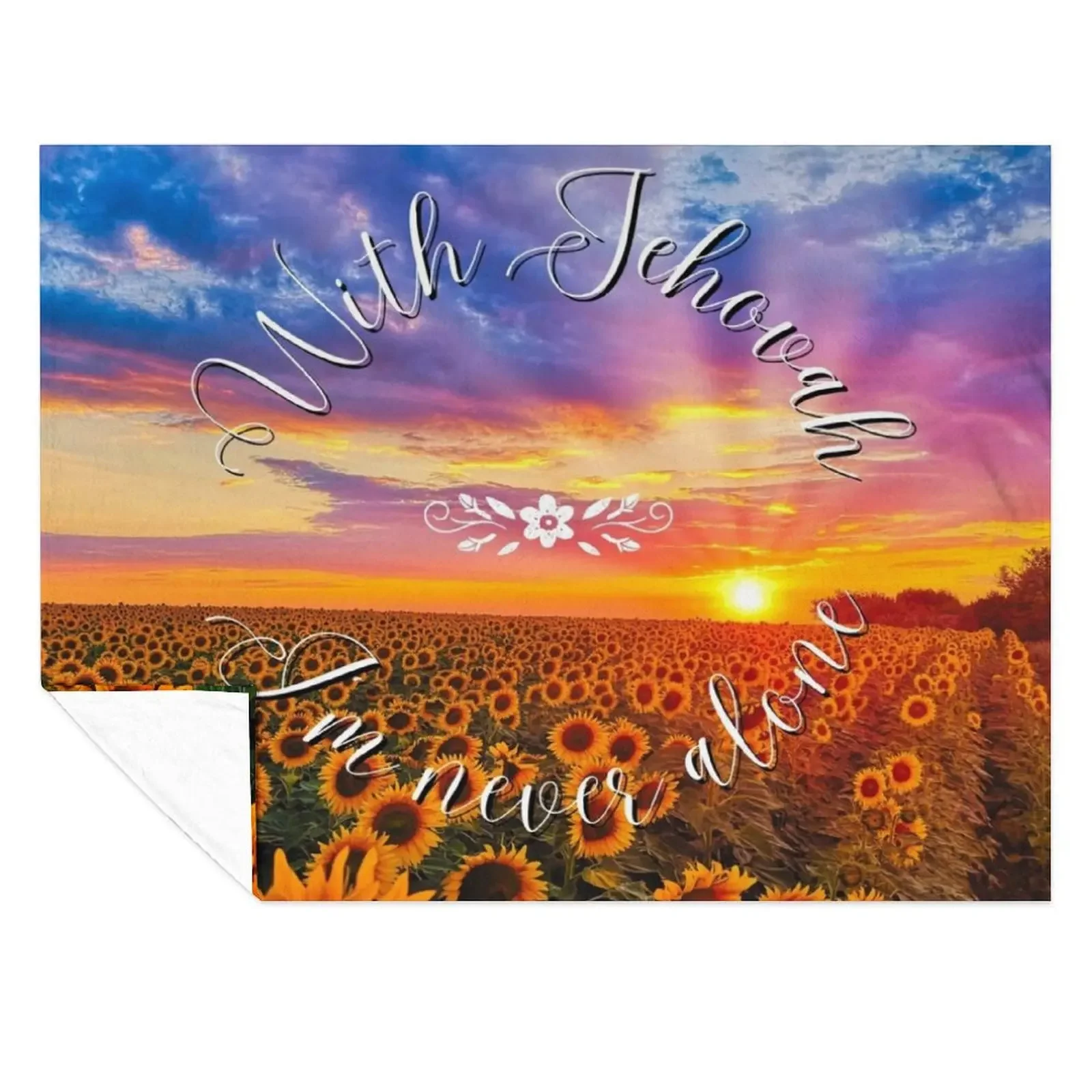 With Jehovah, I'm never alone Sunflowers Throw Blanket Luxury Brand Retros Bed Flannels Blankets
With Jehovah, I'm never alone Sunflowers Throw Blanket Luxury Brand Retros Bed Flannels Blankets