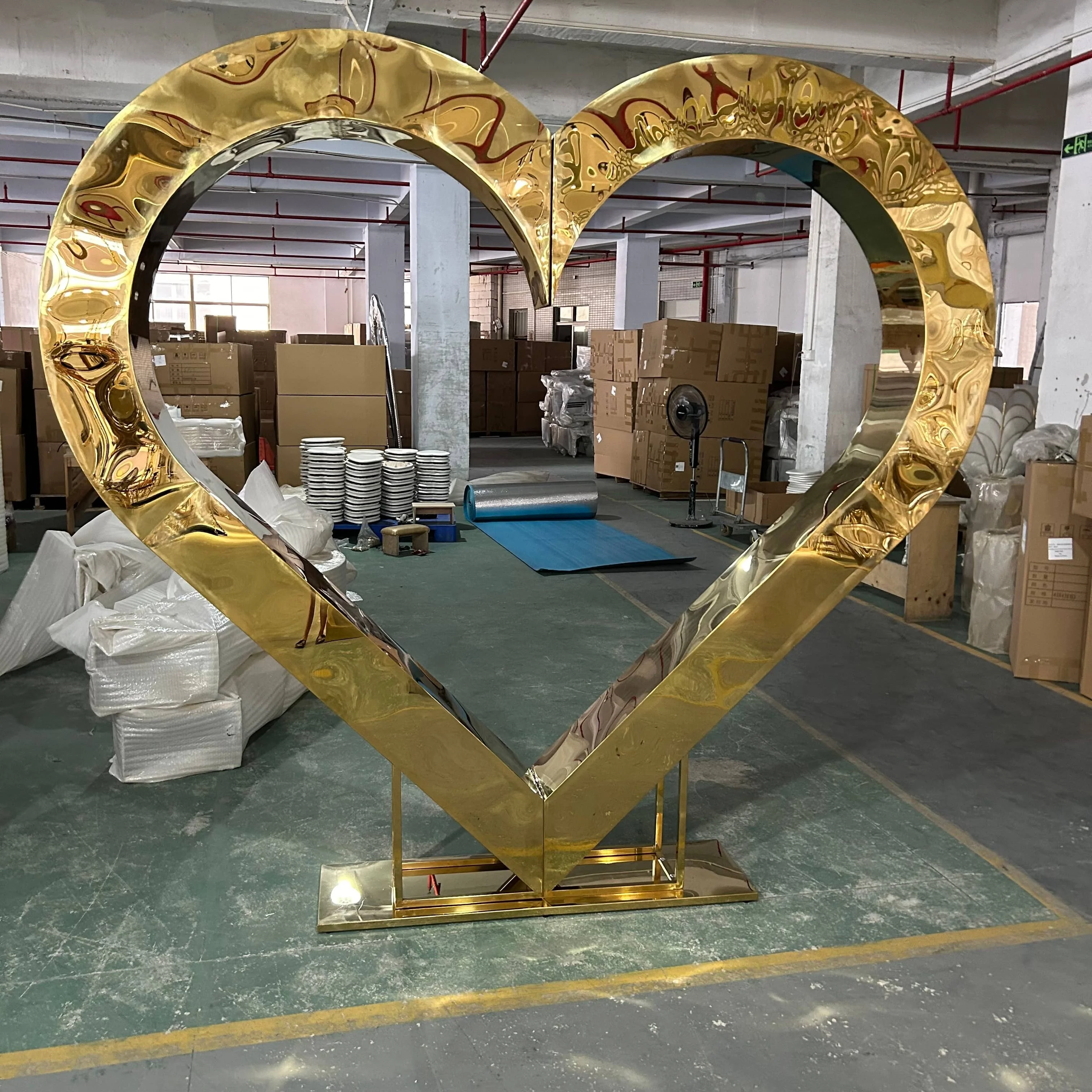 #@8ft Square Stainless Steel Gold Wedding Heart Arch Backdrop Iron Party Decoration for Event Weddings
#@8ft Square Stainless Steel Gold Wedding Heart Arch Backdrop Iron Party Decoration for Event Weddings