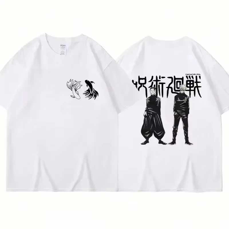 Summer Japanese Anime Jujutsu Kaisen TShirt Satoru Gojo Geto Suguru Manga Graphic T-shirt Casual Harajuku Hip Hop Streetwear Top
Summer Japanese Anime Jujutsu Kaisen TShirt Satoru Gojo Geto Suguru Manga Graphic T-shirt Casual Harajuku Hip Hop Streetwear Top