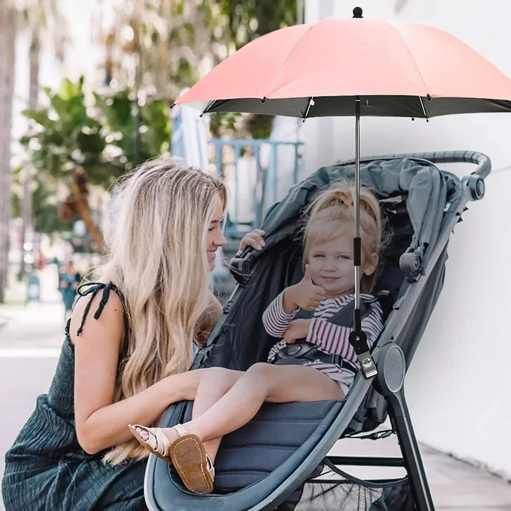 Baby Stroller Folding Umbrella UV Sun Rain Protection Parasol 360 Degrees Adjustable Universal Stroller Sunshade Canopy CoverBab
Baby Stroller Folding Umbrella UV Sun Rain Protection Parasol 360 Degrees Adjustable Universal Stroller Sunshade Canopy CoverBab