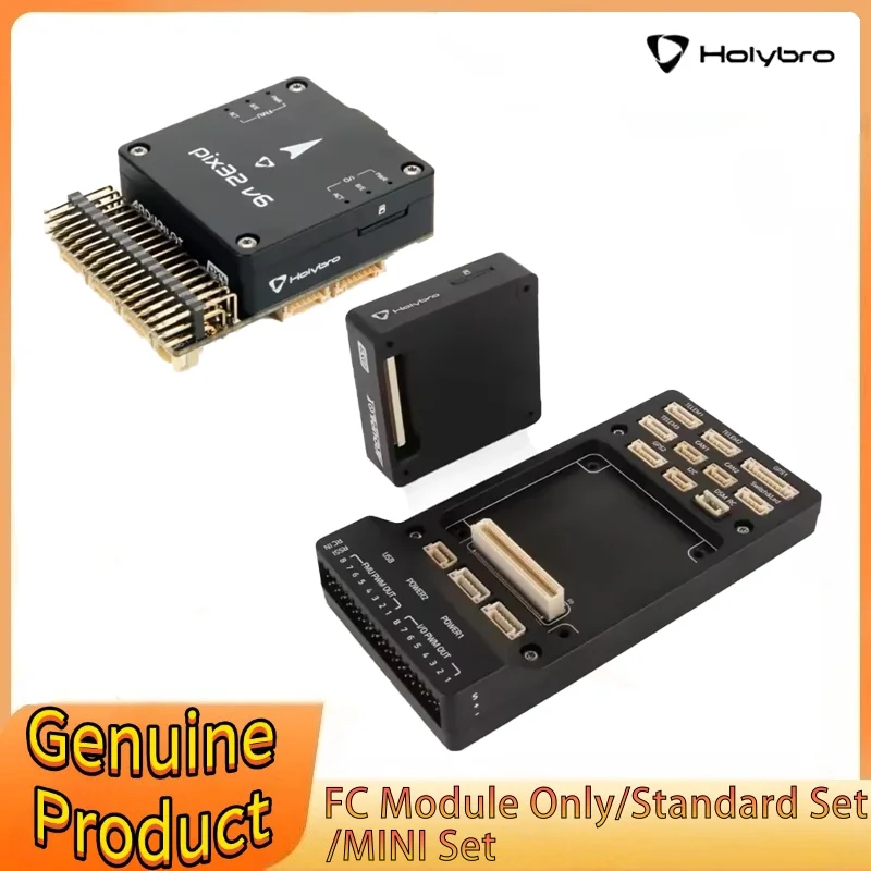 Holybro Pix32 V6 STM32H743 Flight Controller with BaseBoard Mini BaseBoard Power Module & M9N/M10 GPS RC Airplanes & Drones
Holybro Pix32 V6 STM32H743 Flight Controller with BaseBoard Mini BaseBoard Power Module & M9N/M10 GPS RC Airplanes & Drones