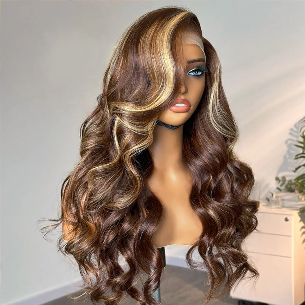 P4 27 Highlight Body Wave Human Hair Wig 13X6 Lace Frontal Wigs Human Hair 13X4 HD Lace Frontal Wigs For Women Brazilian Hair
P4 27 Highlight Body Wave Human Hair Wig 13X6 Lace Frontal Wigs Human Hair 13X4 HD Lace Frontal Wigs For Women Brazilian Hair