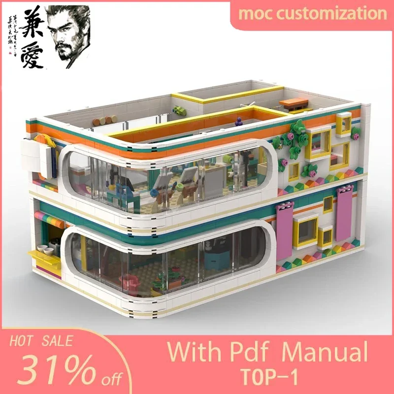 MOC Modular Building Friendship Tower - International School Model Building Block Diy Assembly Educational Bricks Toys Kid Gifts
MOC Modular Building Friendship Tower - International School Model Building Block Diy Assembly Educational Bricks Toys Kid Gifts