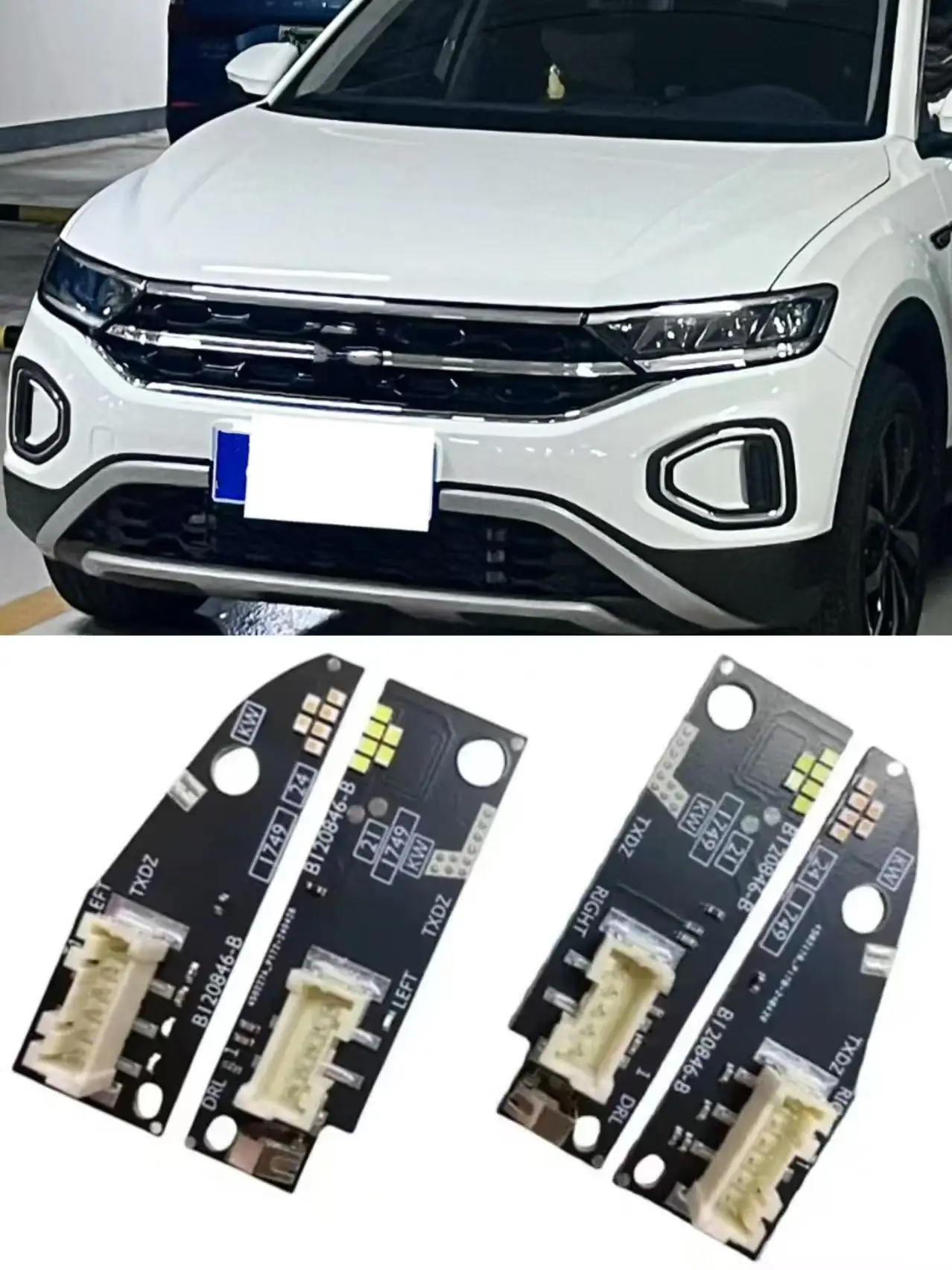 B120845-B B120846-B White Daylight Boards For VW T-CROSS Tcross LED Headlight L&R Turn Signal Module 2GM.998.478 2GM.998.479
B120845-B B120846-B White Daylight Boards For VW T-CROSS Tcross LED Headlight L&R Turn Signal Module 2GM.998.478 2GM.998.479