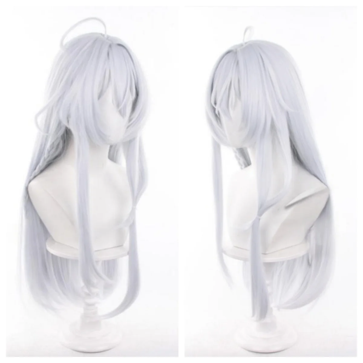 Elaina Cosplay Wig 70cm Long Silver White Wig Anime Heat Resistant Synthetic Wigs for Halloween Carnival Party Costume + Wig Cap
Elaina Cosplay Wig 70cm Long Silver White Wig Anime Heat Resistant Synthetic Wigs for Halloween Carnival Party Costume + Wig Cap