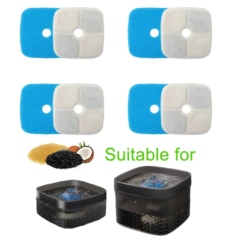 Replacement Filters for 9L 5.5L Dog Water Fountain Activated Carbon Replacement Filters Pet Dog Cat Water Dispenser Filters
Replacement Filters for 9L 5.5L Dog Water Fountain Activated Carbon Replacement Filters Pet Dog Cat Water Dispenser Filters