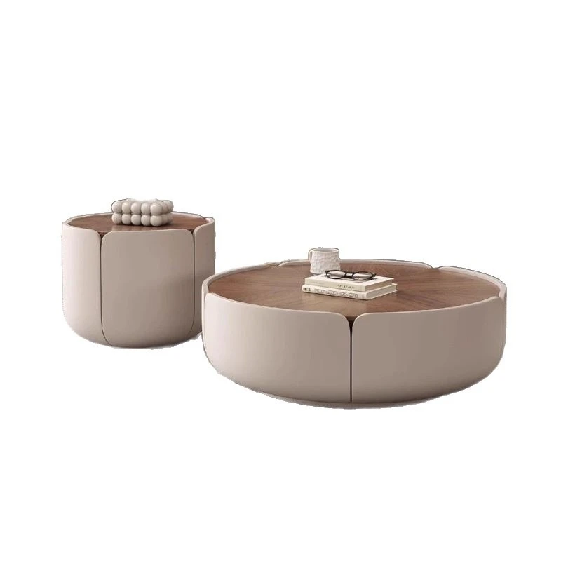 Coffee table, small apartment living room household size round living room coffee table combination
Coffee table, small apartment living room household size round living room coffee table combination