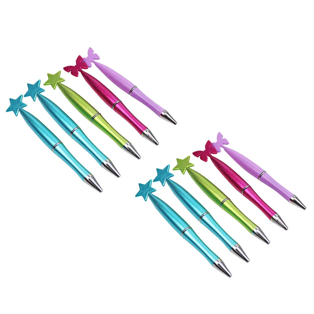 10Pcs Premium Rotating Ballpoint Pens Featuring Butterfly Heart Star Artwork Smooth Handwriting Experience for Note Taking
10Pcs Premium Rotating Ballpoint Pens Featuring Butterfly Heart Star Artwork Smooth Handwriting Experience for Note Taking