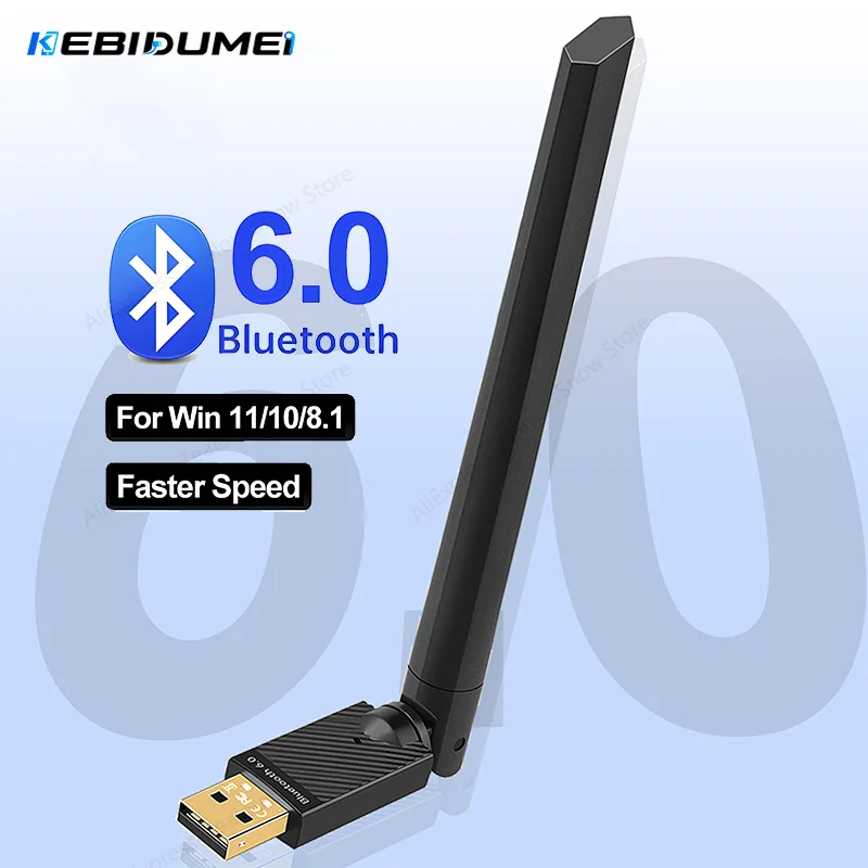 KEBIDUMEI USB Bluetooth 6.0 5.4 Adapter Dongle for PC Wireless Mouse Keyboard Music Audio Receiver Transmitter Drive-free for PC
KEBIDUMEI USB Bluetooth 6.0 5.4 Adapter Dongle for PC Wireless Mouse Keyboard Music Audio Receiver Transmitter Drive-free for PC