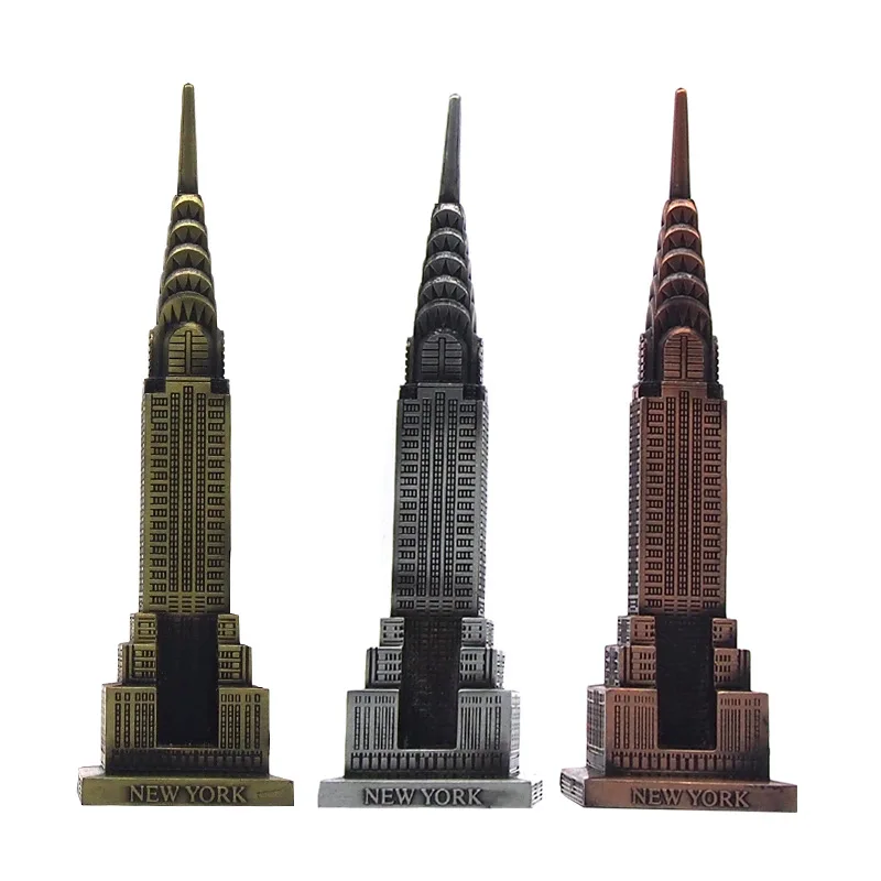 New World Famous Architecture Model Chrysler Building Tourist Souvenirs Small Alloy Model Home Cabinet Metal Crafts Decorations
New World Famous Architecture Model Chrysler Building Tourist Souvenirs Small Alloy Model Home Cabinet Metal Crafts Decorations