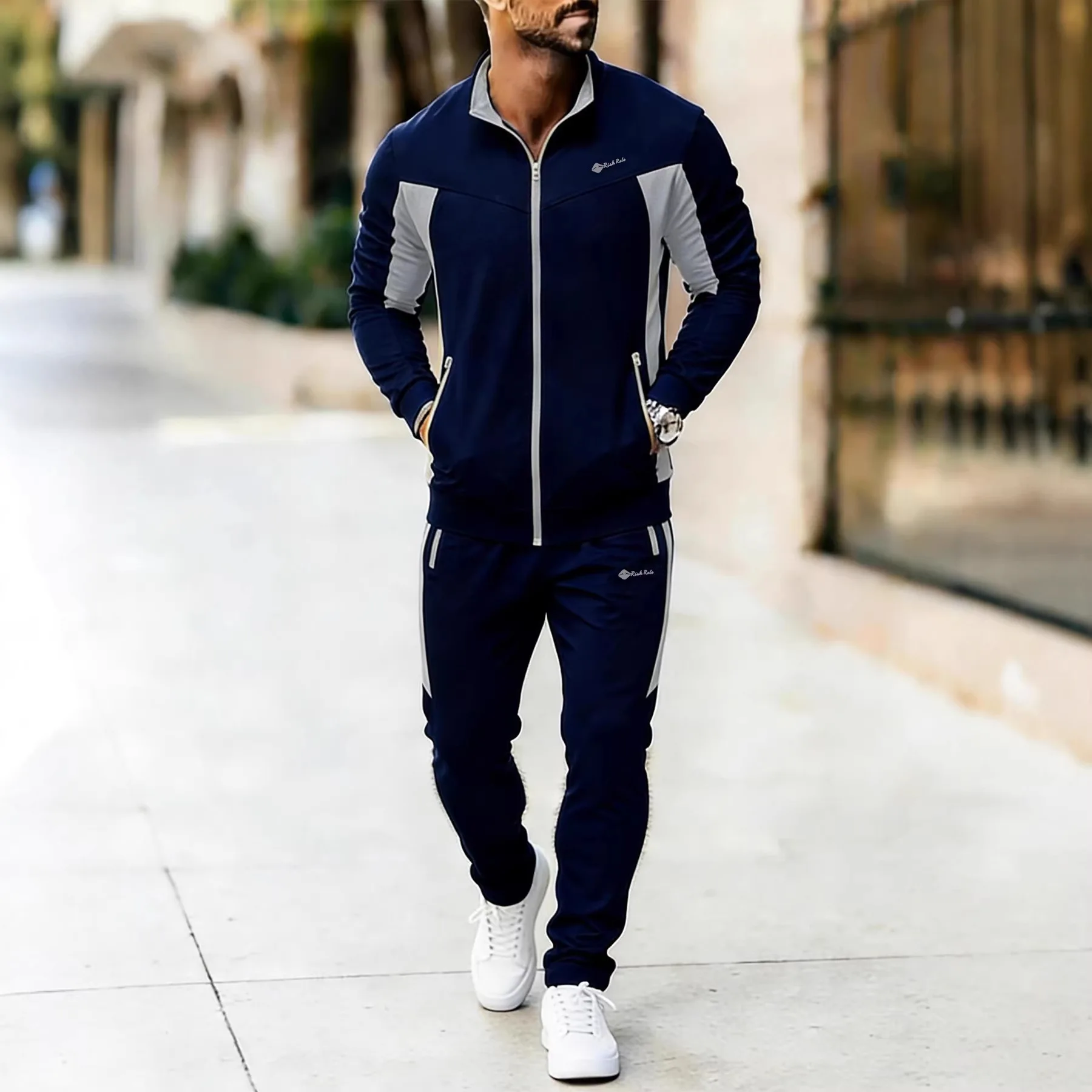 Casual Sportswear Set Jacket Sweatshirt Long Pants Four Seasons Polyester Fiber Long Sleeve Male Fashion Leisure Active Outfit
Casual Sportswear Set Jacket Sweatshirt Long Pants Four Seasons Polyester Fiber Long Sleeve Male Fashion Leisure Active Outfit