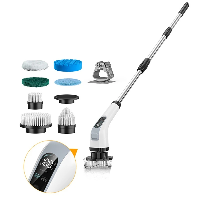 AS60-Electric Cleaning Brush Cordless Handheld Shower Scrubber Cleaner Multifunctional Cleaner
AS60-Electric Cleaning Brush Cordless Handheld Shower Scrubber Cleaner Multifunctional Cleaner