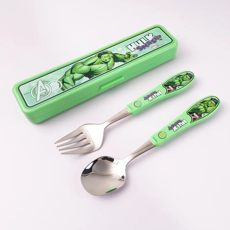 2pcs Marvel Superhero Spiderman Cartoon Tableware Spoon Fork Soup Spoon Set Dining Lunch Hulk Anime Figures Party Supplies gift
2pcs Marvel Superhero Spiderman Cartoon Tableware Spoon Fork Soup Spoon Set Dining Lunch Hulk Anime Figures Party Supplies gift