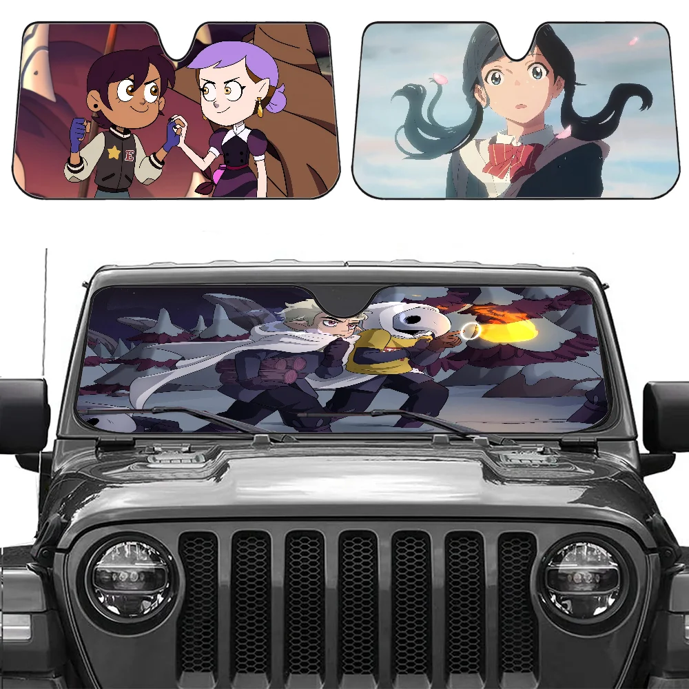 WeatheringWithYou Cartoon Animation Car Sun Shades Cover Anti-UV Protection Car Window Sunshades Foldable Windshield Sunshade
WeatheringWithYou Cartoon Animation Car Sun Shades Cover Anti-UV Protection Car Window Sunshades Foldable Windshield Sunshade