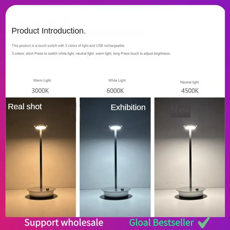 A38M LED Metal Waterproof Rechargeable Desk Lamp Touch Dimming Metal Table Lamp For Bar Living Room Reading Night Light-A Easy T
A38M LED Metal Waterproof Rechargeable Desk Lamp Touch Dimming Metal Table Lamp For Bar Living Room Reading Night Light-A Easy T