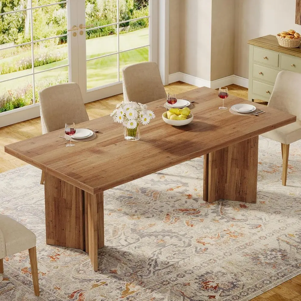 63 Walnut Kitchen Table for 4-6, Large Top, Sturdy Legs, Suitable for Dining & Kitchen
63 Walnut Kitchen Table for 4-6, Large Top, Sturdy Legs, Suitable for Dining & Kitchen