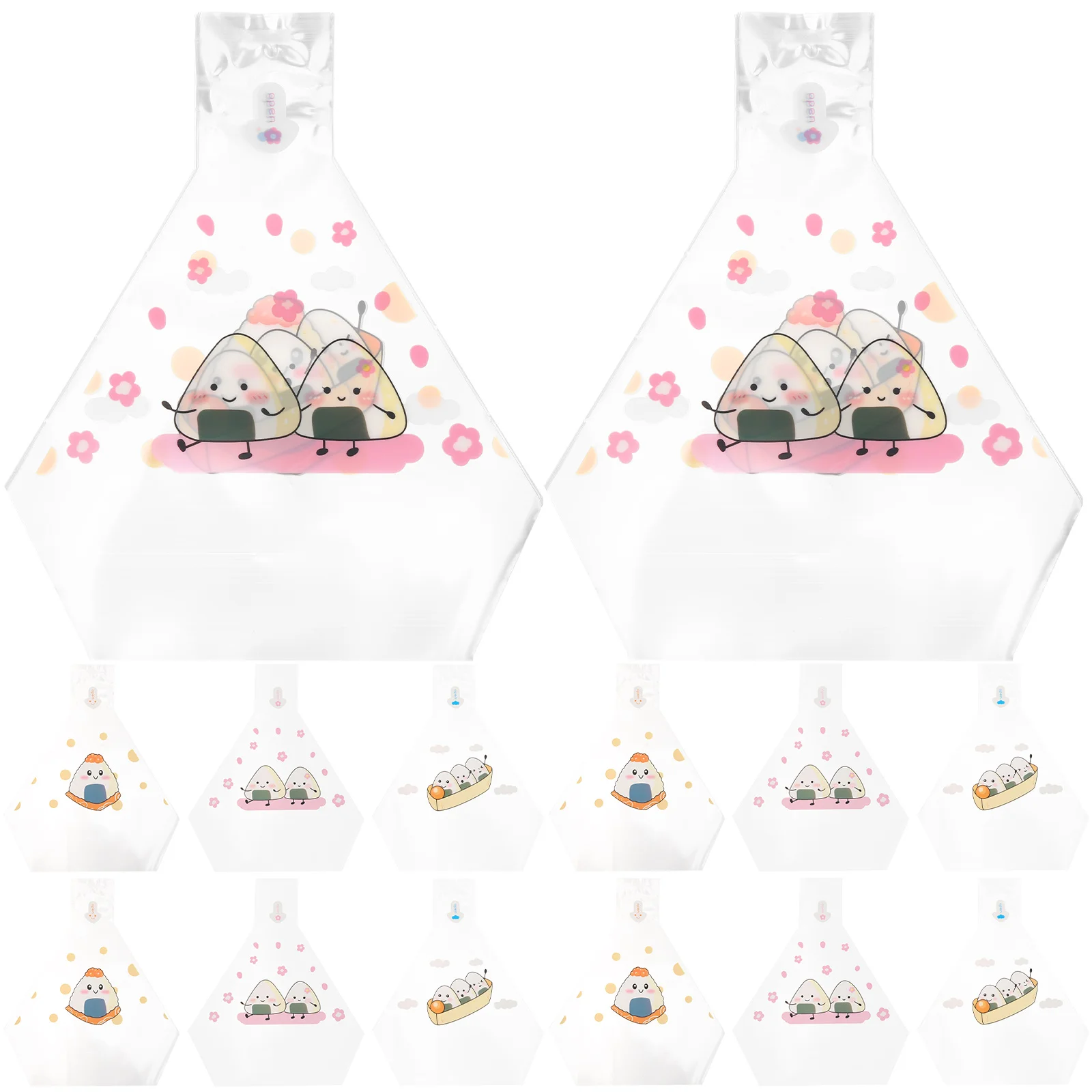 50 Pcs Triangle Rice Ball Packaging Onigiri Bags Container Disposable Wrapper Bulk Packing Plastic Wrappers Sushi
50 Pcs Triangle Rice Ball Packaging Onigiri Bags Container Disposable Wrapper Bulk Packing Plastic Wrappers Sushi