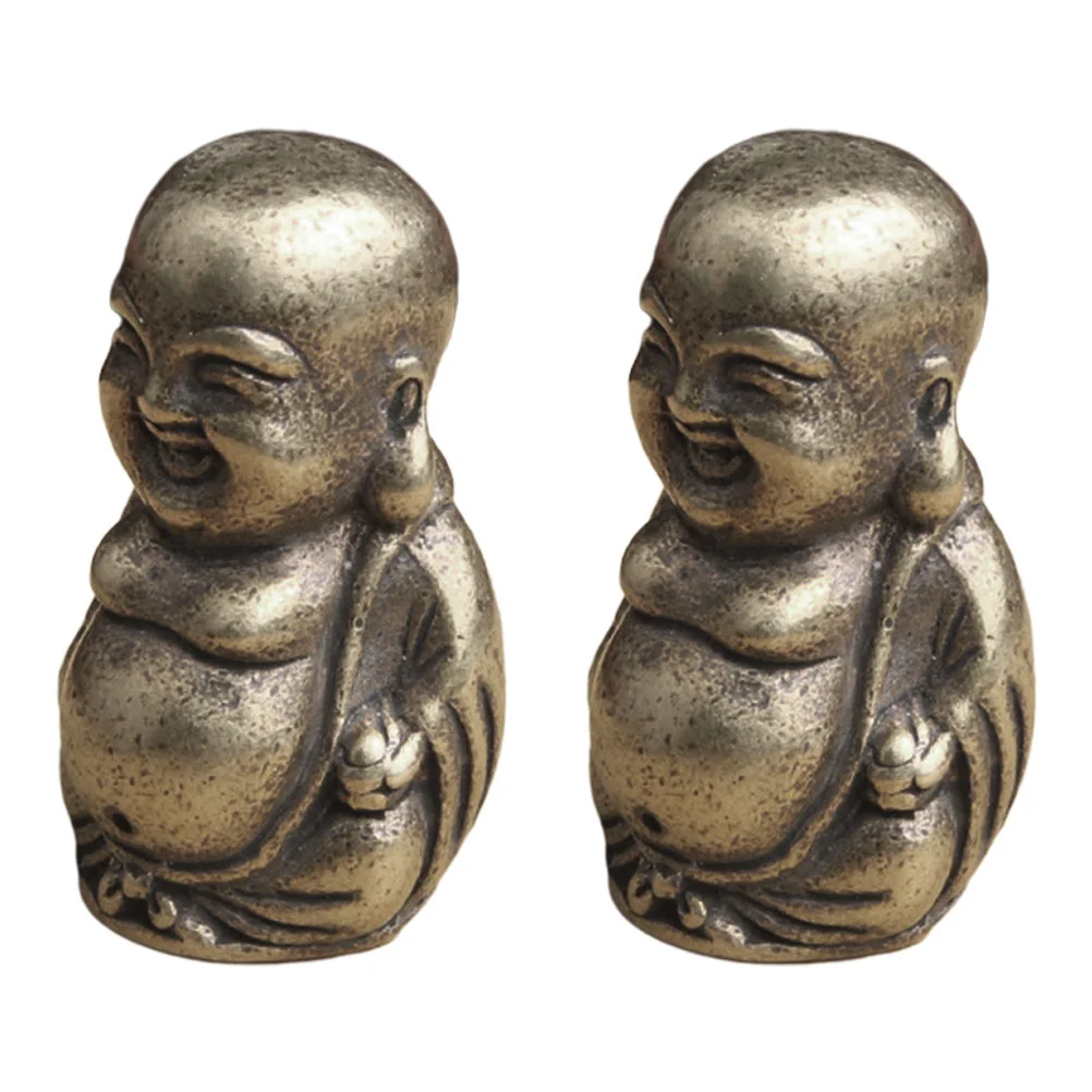2 PCS Buddha Statue Bronze Home Adornment Brass Ornament Desktop Style Craft Figurine Decor Creative
2 PCS Buddha Statue Bronze Home Adornment Brass Ornament Desktop Style Craft Figurine Decor Creative