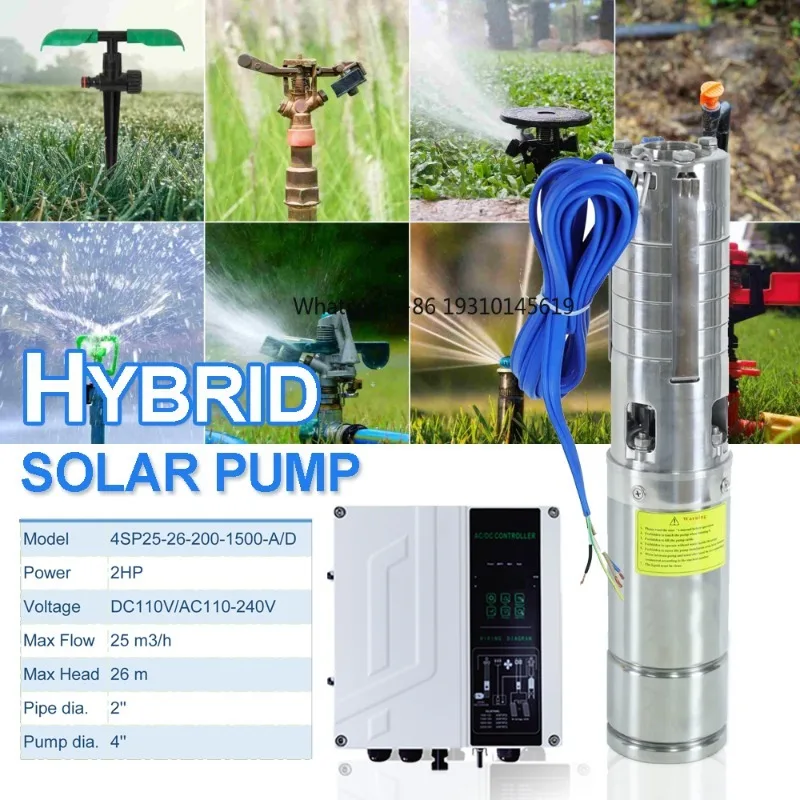 【From China】Hybrid On/Off Grid Agri Shallow Well Yard Irrigation Sprinkler Motor Pump Set 2 Inch Pipe High Volume Farm Borewell
【From China】Hybrid On/Off Grid Agri Shallow Well Yard Irrigation Sprinkler Motor Pump Set 2 Inch Pipe High Volume Farm Borewell