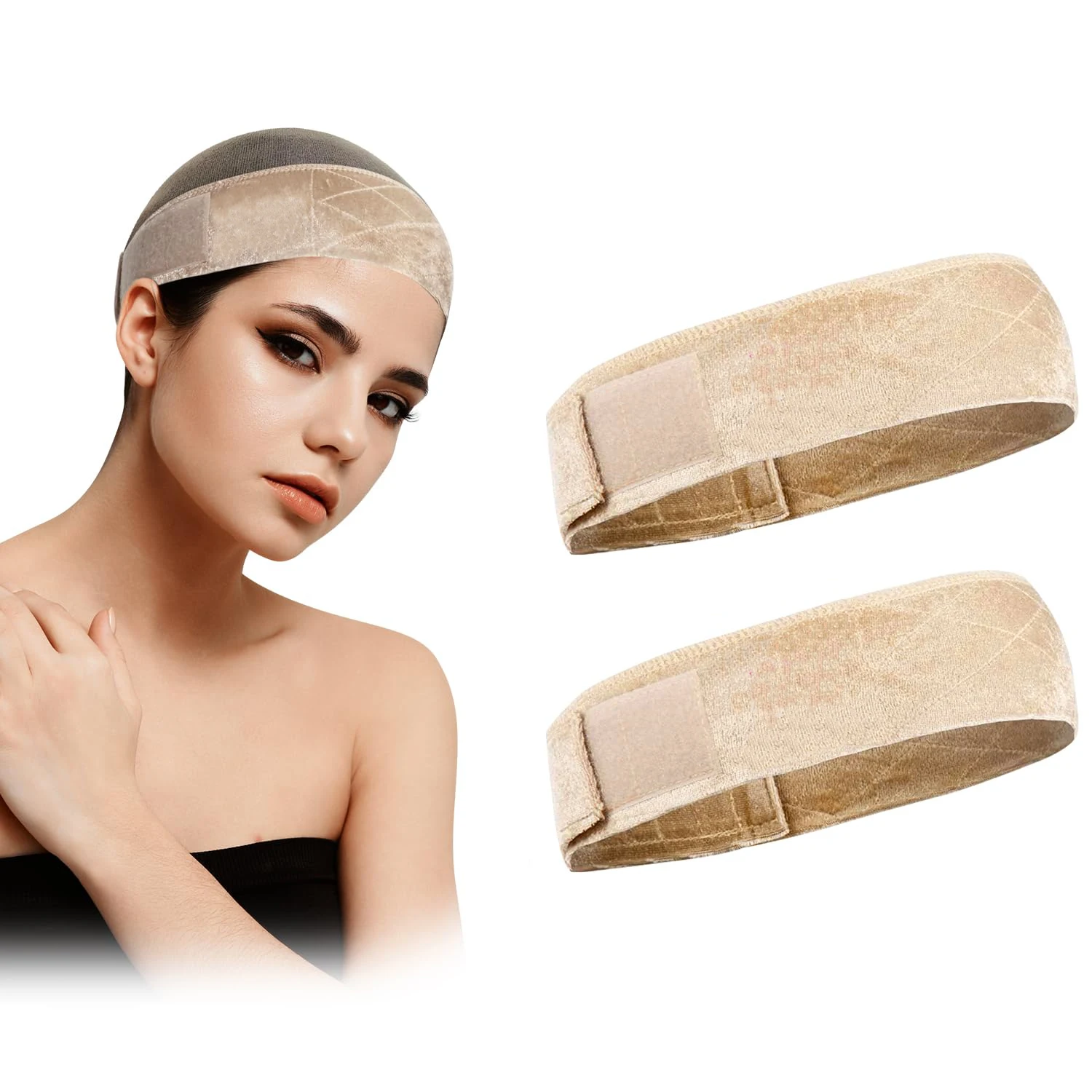 Velvet Wig Grips Headband Adjustable Grip Headbands For Lace Frontal Wigs Non-slip Soft Velvet Wig Grips Headband To Hold Wig
Velvet Wig Grips Headband Adjustable Grip Headbands For Lace Frontal Wigs Non-slip Soft Velvet Wig Grips Headband To Hold Wig