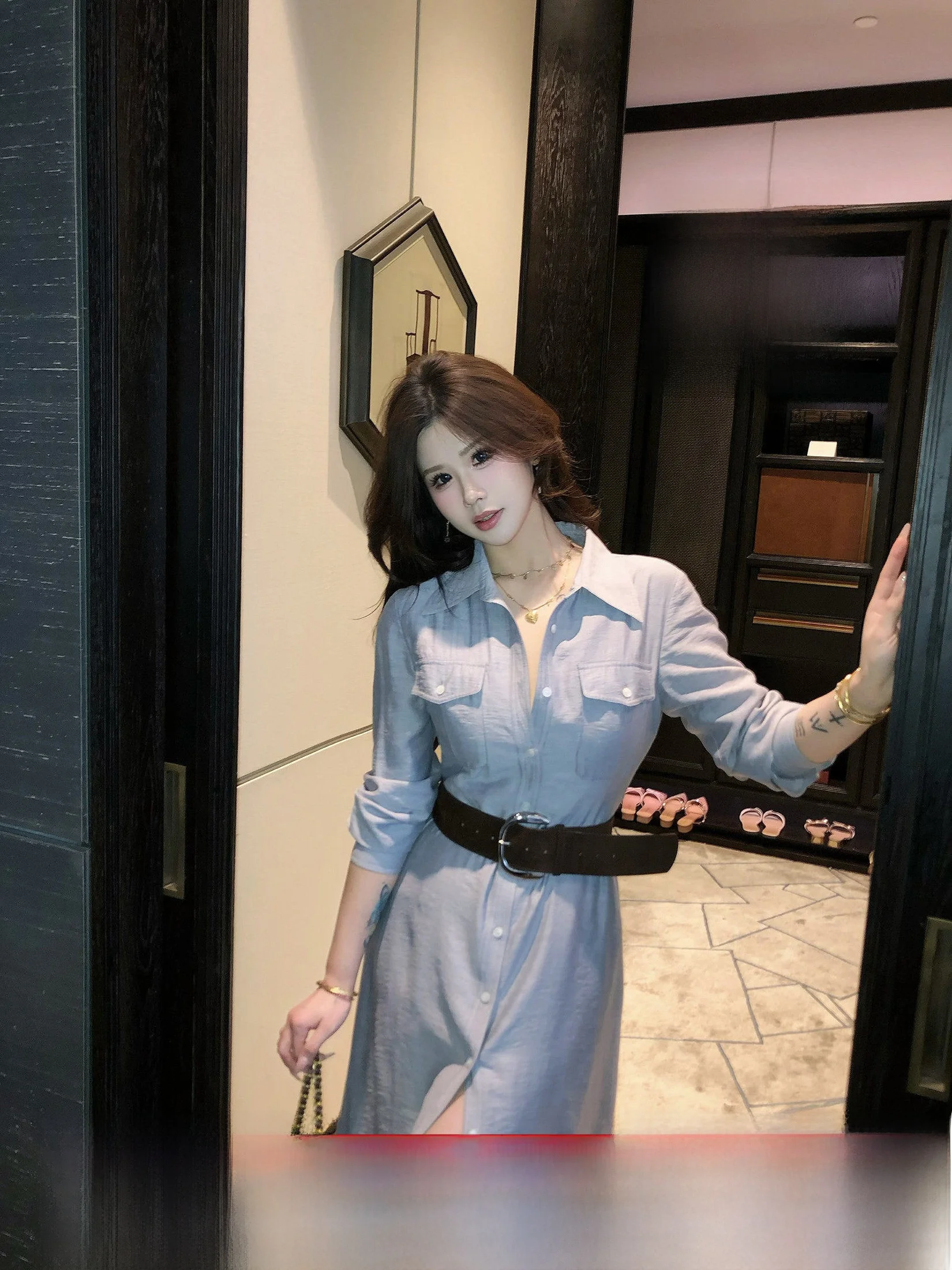 Elegant Purple Linen Shirt Dress Women's Spring plus Size Artistic Personality Waist-Cinching Dress Hong Island Old Dream
Elegant Purple Linen Shirt Dress Women's Spring plus Size Artistic Personality Waist-Cinching Dress Hong Island Old Dream