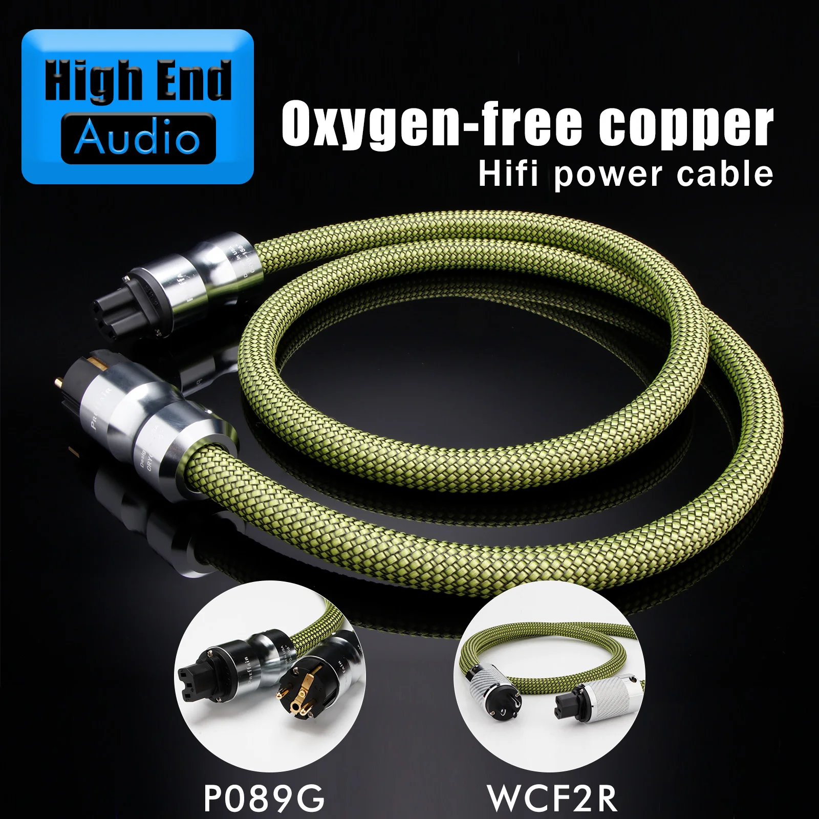 Preffair OFC Hi-Fi Yellow Mesh Cover Audio Power Cable for US/EU Standard Audio Amplifiers, Tube Amplifiers, and Speaker
Preffair OFC Hi-Fi Yellow Mesh Cover Audio Power Cable for US/EU Standard Audio Amplifiers, Tube Amplifiers, and Speaker