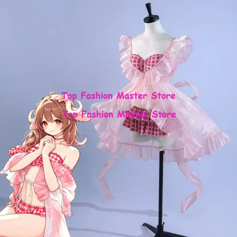 Arknights Summer Eyjafjalla Cosplay Costume Cute Girl Swimsuit Carnival Party Outfit
Arknights Summer Eyjafjalla Cosplay Costume Cute Girl Swimsuit Carnival Party Outfit