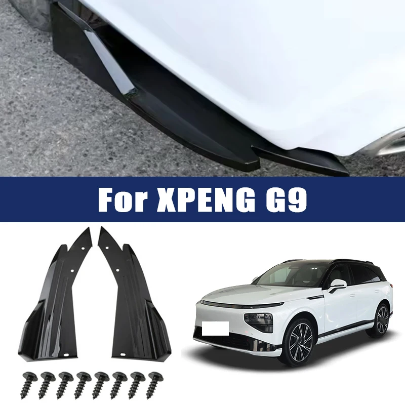 2pcs Car Rear Bumper Spoiler Lip Carbon Fiber Wing Trim Anti-crash Diffuser Side Skirt Wrap Angle Splitter For XPENG G9
2pcs Car Rear Bumper Spoiler Lip Carbon Fiber Wing Trim Anti-crash Diffuser Side Skirt Wrap Angle Splitter For XPENG G9