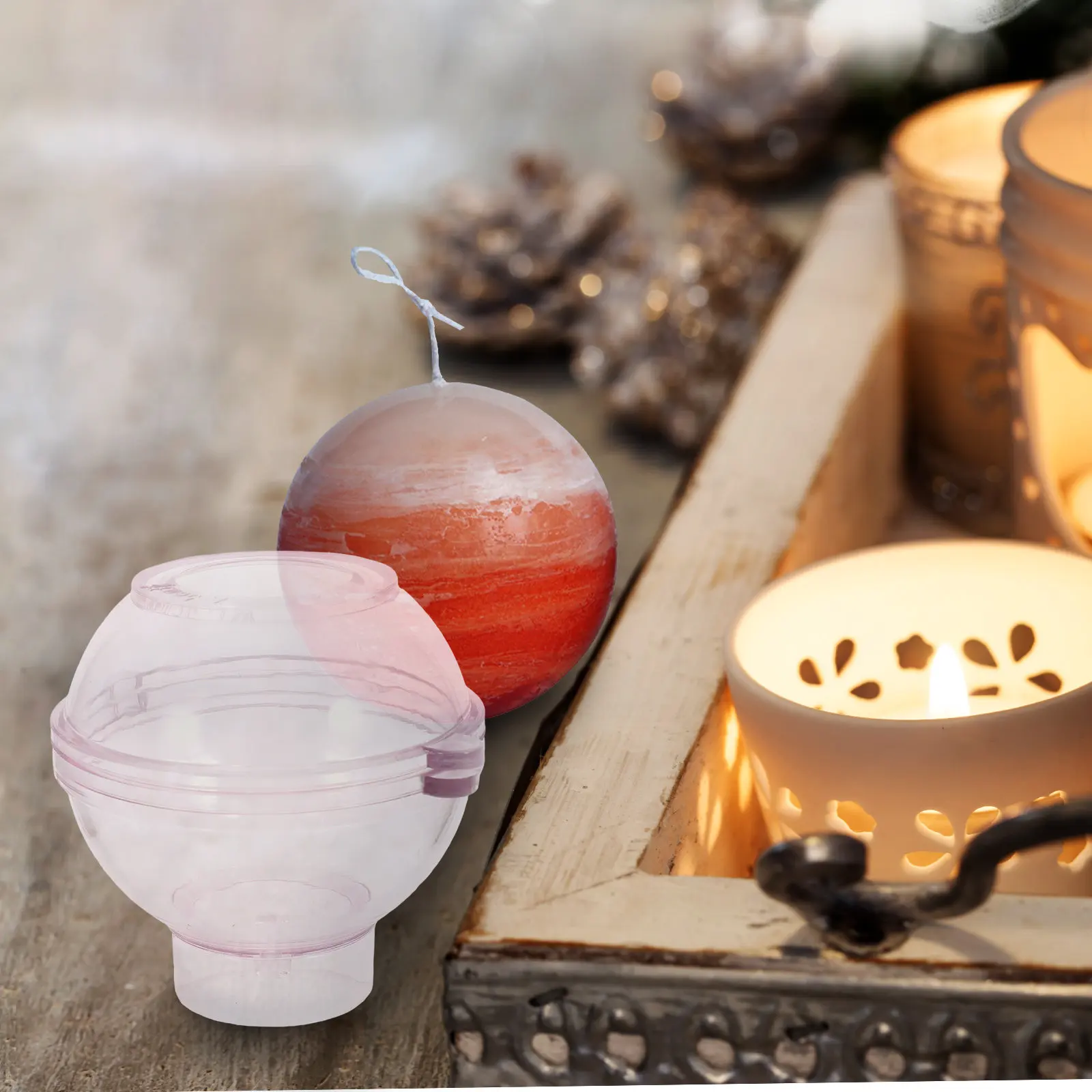 1pc Ball Shape Acrylic Diy Wax Molding Set For Home Decor Gifts Mold Craft Supplies Creative Shape Mold
1pc Ball Shape Acrylic Diy Wax Molding Set For Home Decor Gifts Mold Craft Supplies Creative Shape Mold