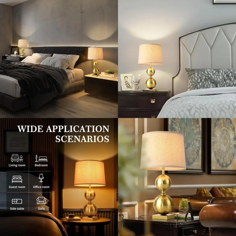 24.8 Gold Tall Modern Table Lamp for Living Room, Bedroom, and Entryway
24.8 Gold Tall Modern Table Lamp for Living Room, Bedroom, and Entryway