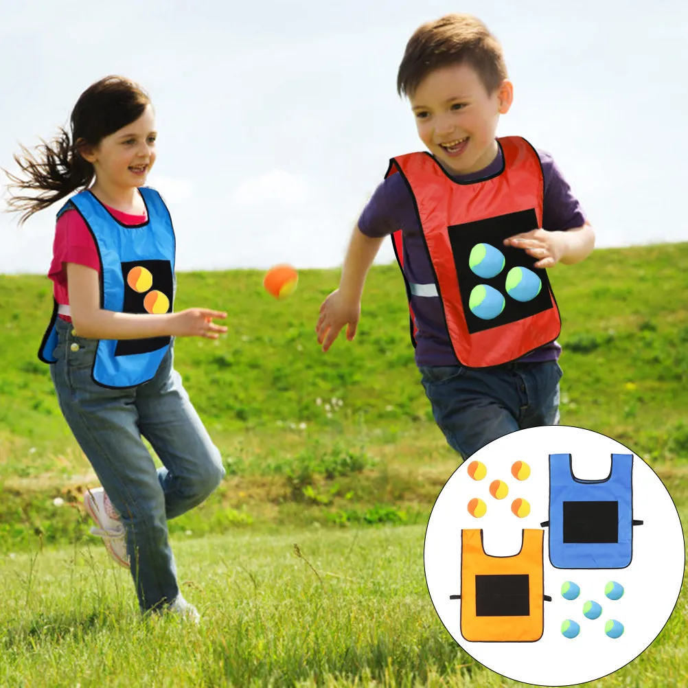 2Sets Children Sticky Ball Vest Creative Throwing Outdoor Play Group Activity Fun Parent Child Interaction
2Sets Children Sticky Ball Vest Creative Throwing Outdoor Play Group Activity Fun Parent Child Interaction