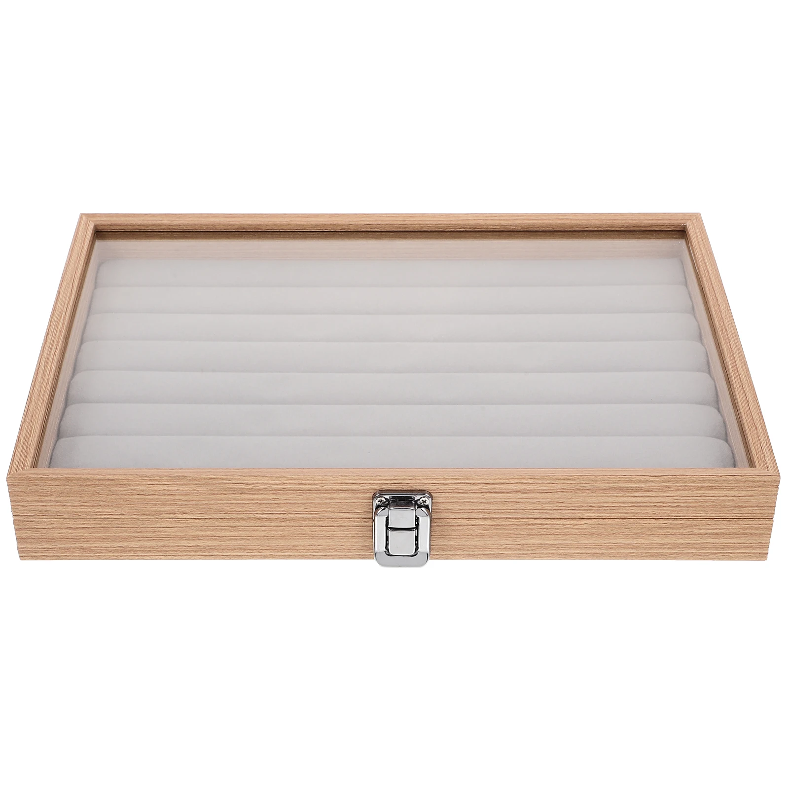 Wooden 12 Grid Jewelry Box Clear Lid Large Capacity Necklace Ring Earrings Storage Display Case Dustproof Container Home Store
Wooden 12 Grid Jewelry Box Clear Lid Large Capacity Necklace Ring Earrings Storage Display Case Dustproof Container Home Store