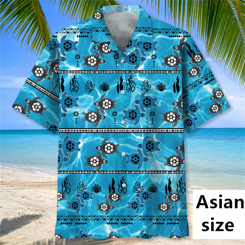 Harajuku Hawaiian Shirt For Men Summer New 3d Sea Turtle Printed Short Sleeves Button Shirts Casual Beach Holidays Women Blouse
Harajuku Hawaiian Shirt For Men Summer New 3d Sea Turtle Printed Short Sleeves Button Shirts Casual Beach Holidays Women Blouse
