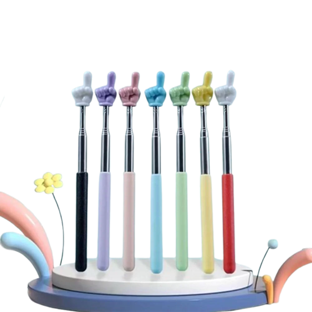 Instruction finger Teaching Pointer Telescopic Rod Finger Design Teaching Stick Finger Reading Sticks School Office Supplies
Instruction finger Teaching Pointer Telescopic Rod Finger Design Teaching Stick Finger Reading Sticks School Office Supplies