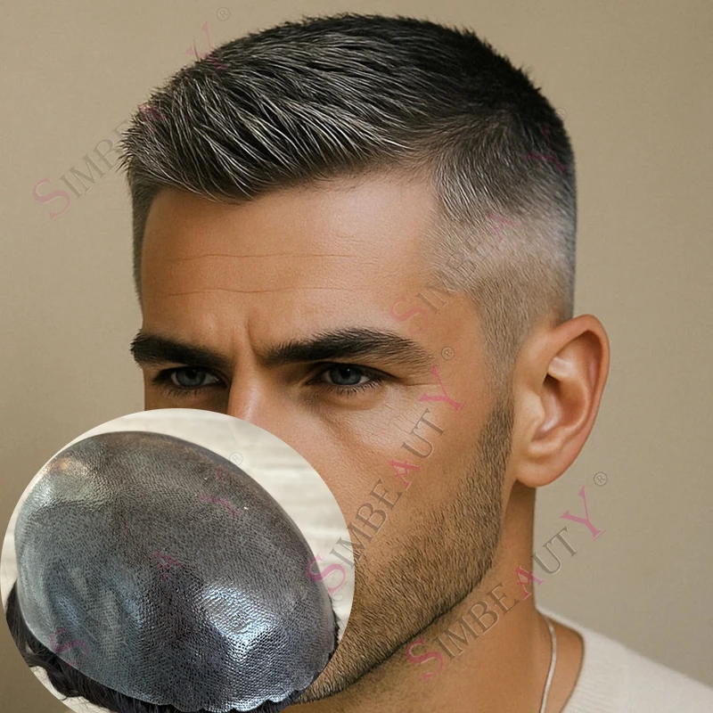 Natural Hairline Men's 1B30 1B40 1B65 1B80 Grey Human Hair Toupee Super Durable 0.1mm Injected Skin Patch Capillary Prosthesis
Natural Hairline Men's 1B30 1B40 1B65 1B80 Grey Human Hair Toupee Super Durable 0.1mm Injected Skin Patch Capillary Prosthesis