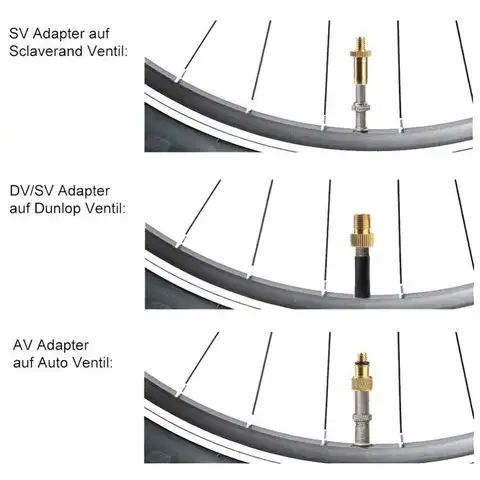 Air Nozzle Bicycle Valves Adapter Pump Needle Inflator Tool Presta Schrader Valve SV/DV No Leakage Valve Adapter Tools