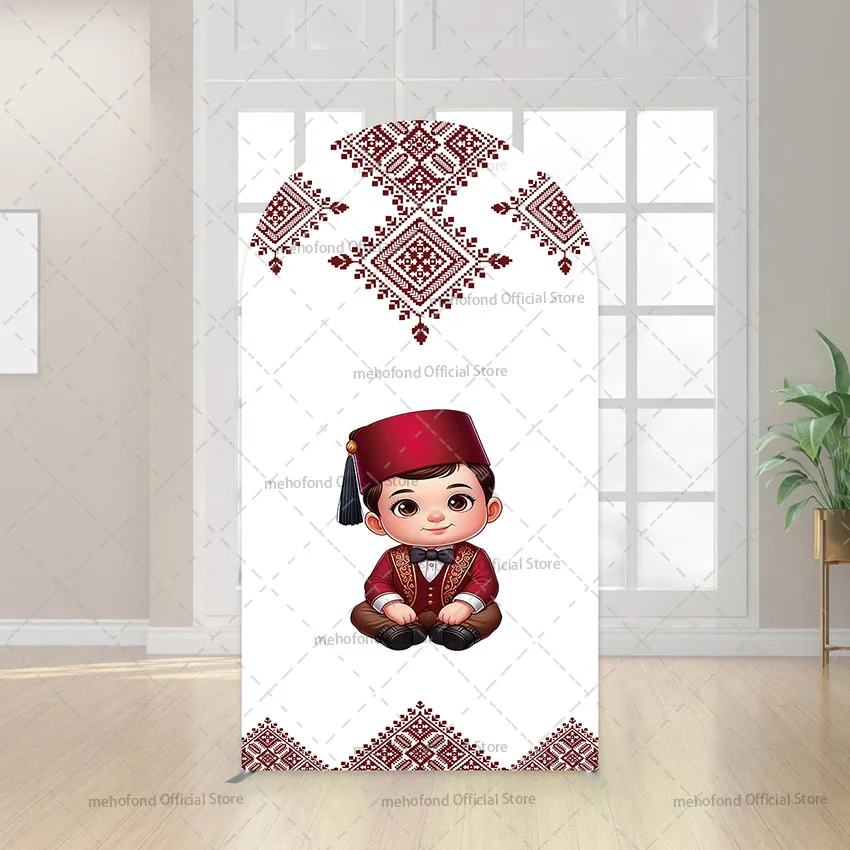 Mehofond Custom 2-Sided Circumcision Red Embroidery Kids Birthday Party Baby Shower Cover Chiara Arch Background Decor Backdrop
Mehofond Custom 2-Sided Circumcision Red Embroidery Kids Birthday Party Baby Shower Cover Chiara Arch Background Decor Backdrop