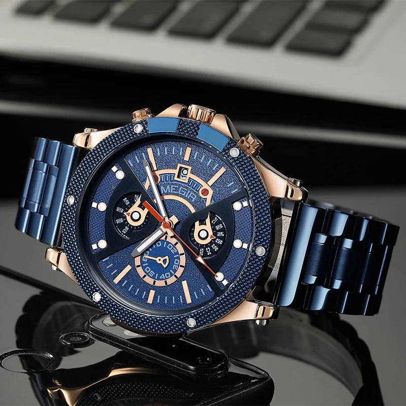 2023 Luxury Watch Men Three Eye Dial Waterproof Watch men Fashion Sport timer Mens Wristwatches Quartz clock Relogio Masculino
2023 Luxury Watch Men Three Eye Dial Waterproof Watch men Fashion Sport timer Mens Wristwatches Quartz clock Relogio Masculino