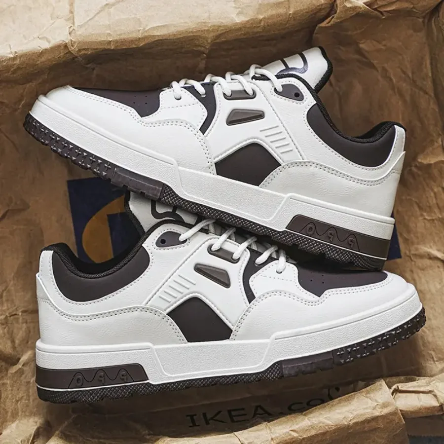 Stylish And Versatile White Sneakers for Men Featuring a Breathable Design And Chunky Low-Top Style Perfect for Students. These
Stylish And Versatile White Sneakers for Men Featuring a Breathable Design And Chunky Low-Top Style Perfect for Students. These