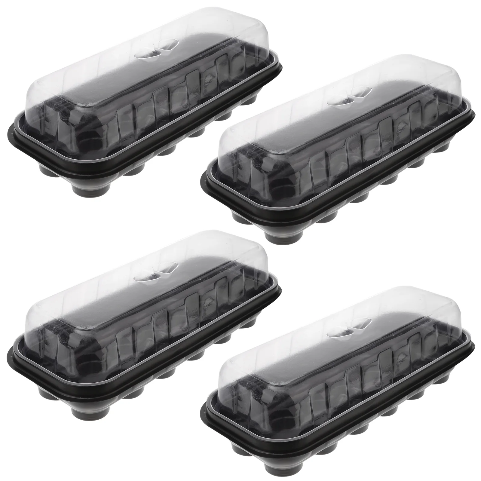 4 Sets Seedling Tray Plant Germination Nursery Pot Stackable Planter Portable Pots Hydroponic Transparent Lid Save
4 Sets Seedling Tray Plant Germination Nursery Pot Stackable Planter Portable Pots Hydroponic Transparent Lid Save