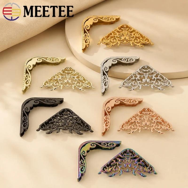 5/10Pcs 46x63/66*47mm Metal Bag Corner Protectors Wallet Flap Edge Guards with Screws Decorative Hardware Fittings Purse Craft
5/10Pcs 46x63/66*47mm Metal Bag Corner Protectors Wallet Flap Edge Guards with Screws Decorative Hardware Fittings Purse Craft