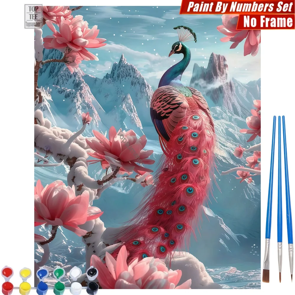 Peacock Snow Display Painting By Number Set - Peacock Snow Magnificent Home Bedroom Decor Birthday Gift For Woman
Peacock Snow Display Painting By Number Set - Peacock Snow Magnificent Home Bedroom Decor Birthday Gift For Woman