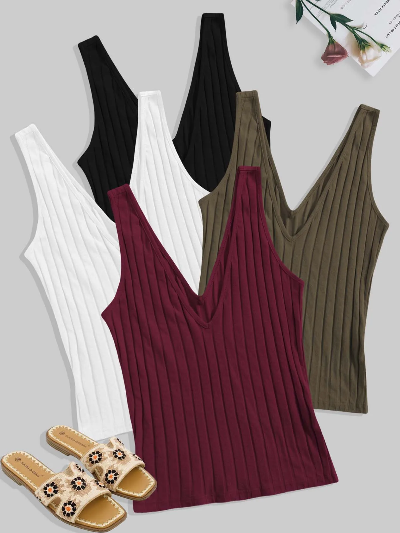 Women's fashionable trendy multi-purpose pure-color women's blouses set of four pieces
Women's fashionable trendy multi-purpose pure-color women's blouses set of four pieces