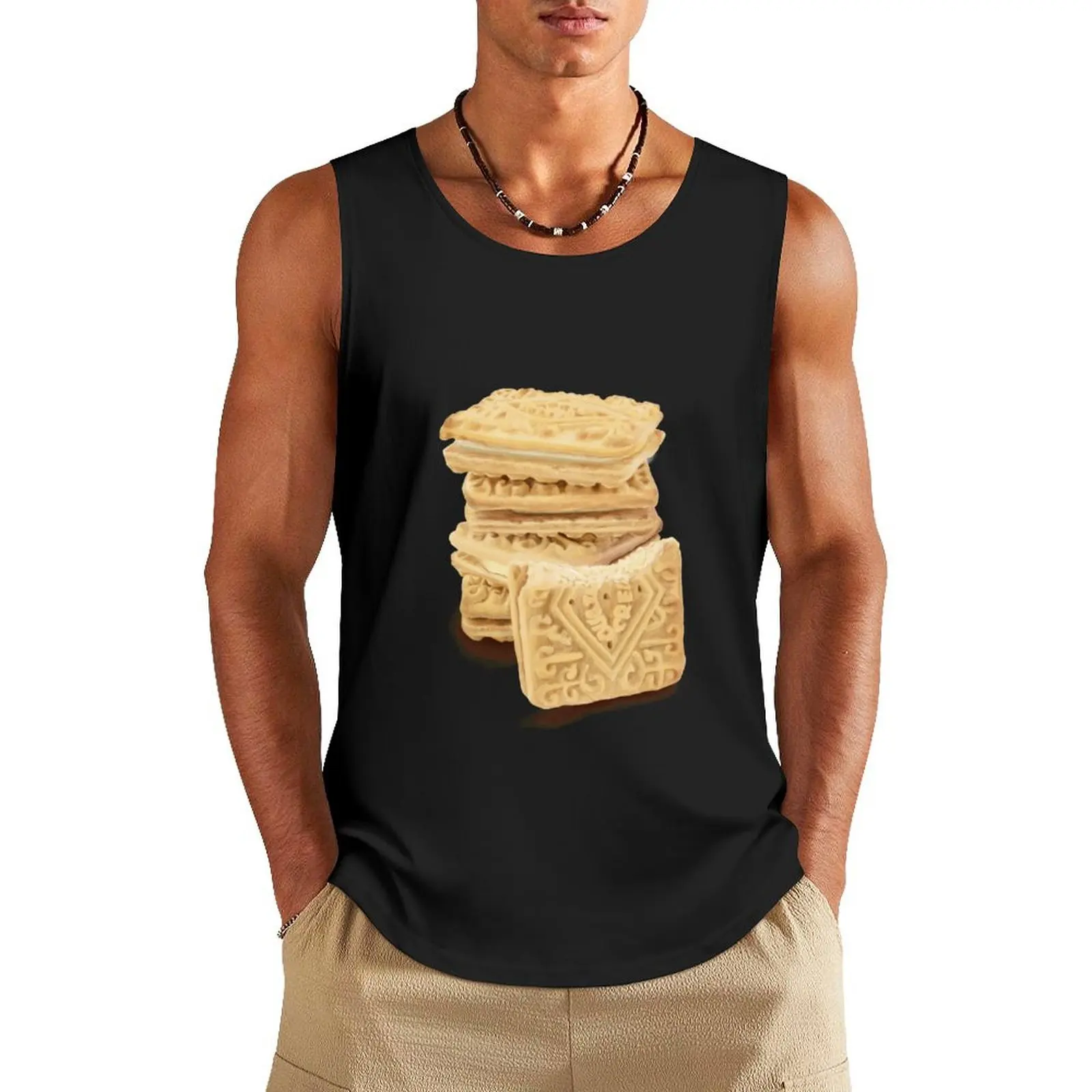 Custard Cream Stack Tank Top bodybuilding men clothes bodybuilding sleeveless T-shirt sports
Custard Cream Stack Tank Top bodybuilding men clothes bodybuilding sleeveless T-shirt sports