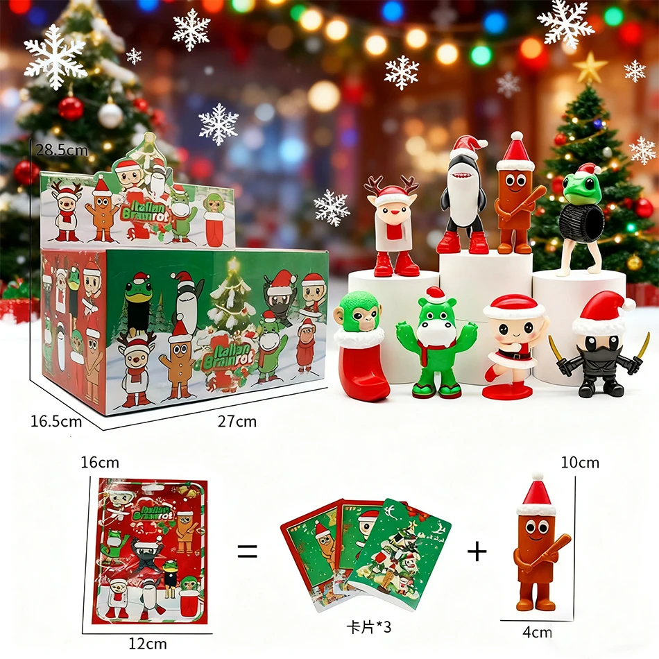 Рождественский случайный новый Tung Tung Tung Sahur Tralalero Tralala Brainrot Monster Fusion Edition аниме фигурка мультяшная игрушка в подарок
Рождественский случайный новый Tung Tung Tung Sahur Tralalero Tralala Brainrot Monster Fusion Edition аниме фигурка мультяшная игрушка в подарок