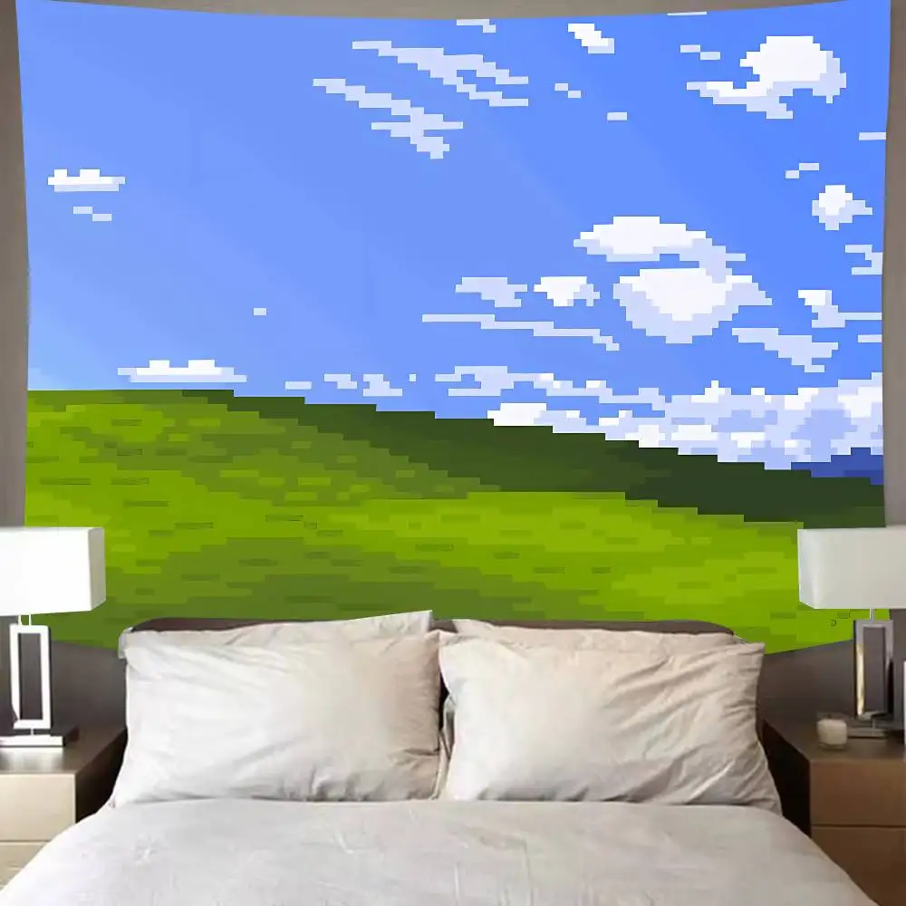 Pixel Art Cartoon Pattern Tapestry Wall Hanging Retro Game Style Home Decor Aesthetic Wall Art for Bedroom Living Room Dorm
Pixel Art Cartoon Pattern Tapestry Wall Hanging Retro Game Style Home Decor Aesthetic Wall Art for Bedroom Living Room Dorm