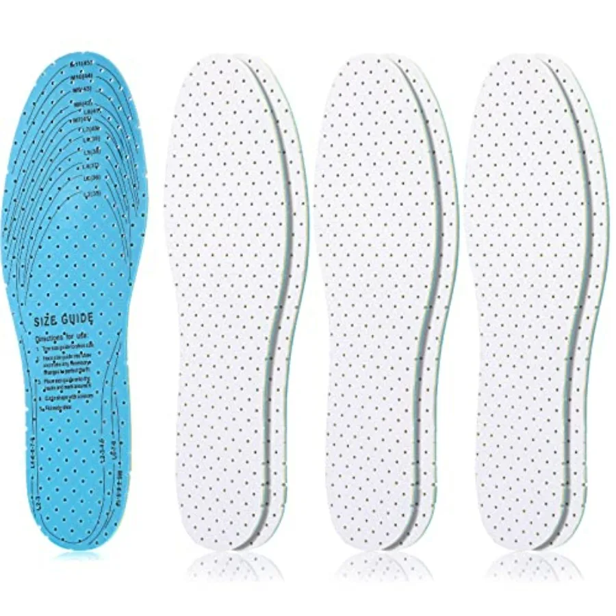 3 Pairs Breathable Shoe Insoles Inserts Soft Cushioning Double-Layer Latex Foam Perforated Replacement Insoles for Men 7-11 Wom
3 Pairs Breathable Shoe Insoles Inserts Soft Cushioning Double-Layer Latex Foam Perforated Replacement Insoles for Men 7-11 Wom