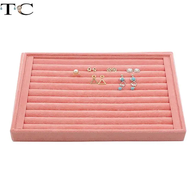 35X24Cm Pink Ice-Patterned Fabric Jewelry Tray for Displaying Rings Earrings Studs Necklaces Bracelets Bangles and Pendants
35X24Cm Pink Ice-Patterned Fabric Jewelry Tray for Displaying Rings Earrings Studs Necklaces Bracelets Bangles and Pendants