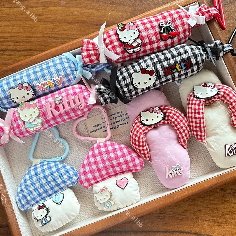Hello Kitty Keychain Cute Anime Grid House Women Accessories Candy Fashion Versatile Decoration Children Toy Girl Gift Wholesale
Hello Kitty Keychain Cute Anime Grid House Women Accessories Candy Fashion Versatile Decoration Children Toy Girl Gift Wholesale